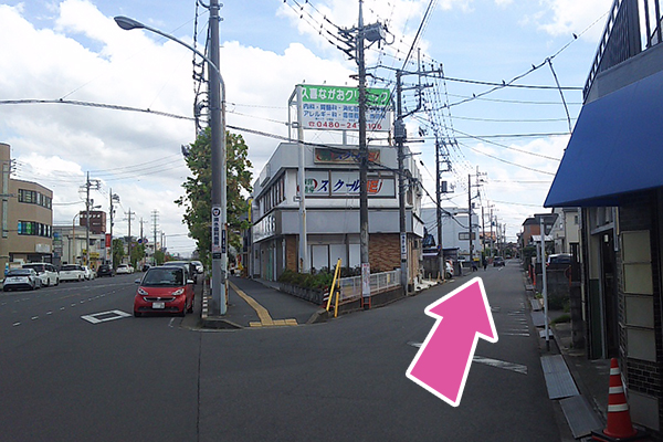 JR・東武線「久喜」駅から道順4