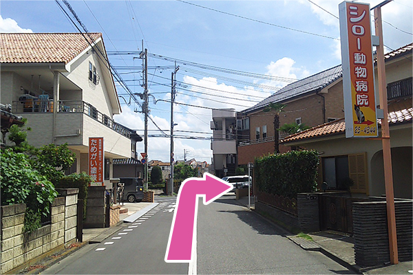 JR・東武線「久喜」駅から道順5